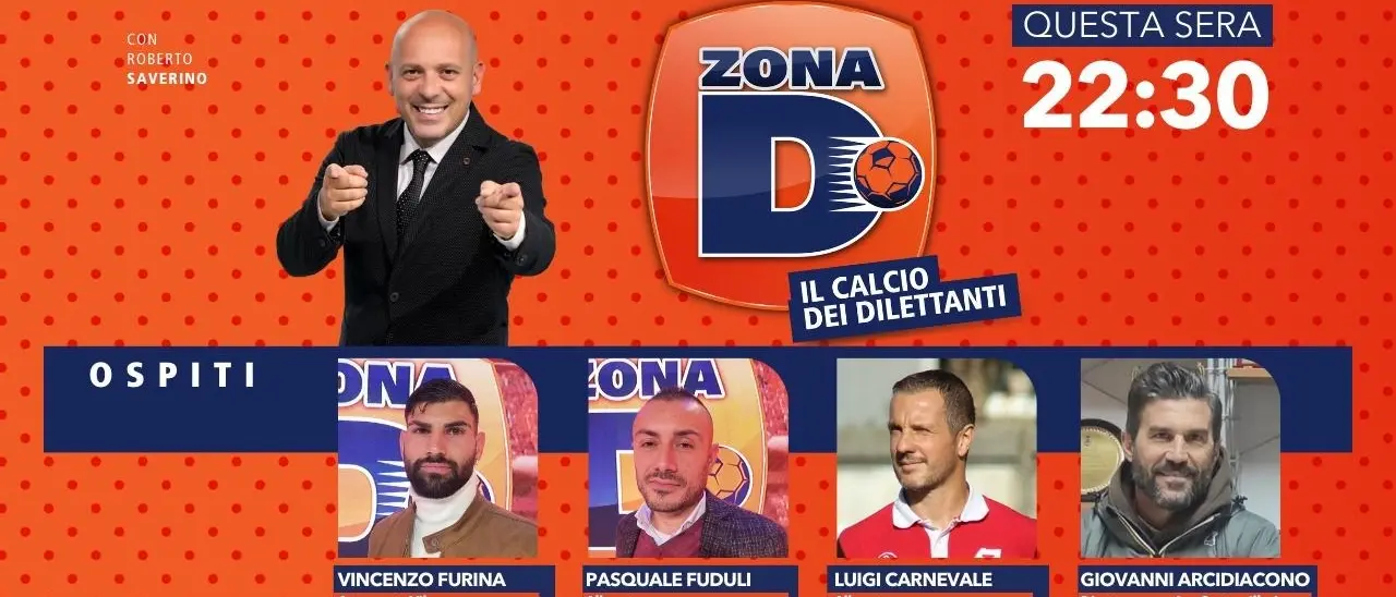Zona D, il calcio dilettantistico calabrese oggi su LaC Tv: tra gli ospiti l’attaccante della Vibonese Vincenzo Furina