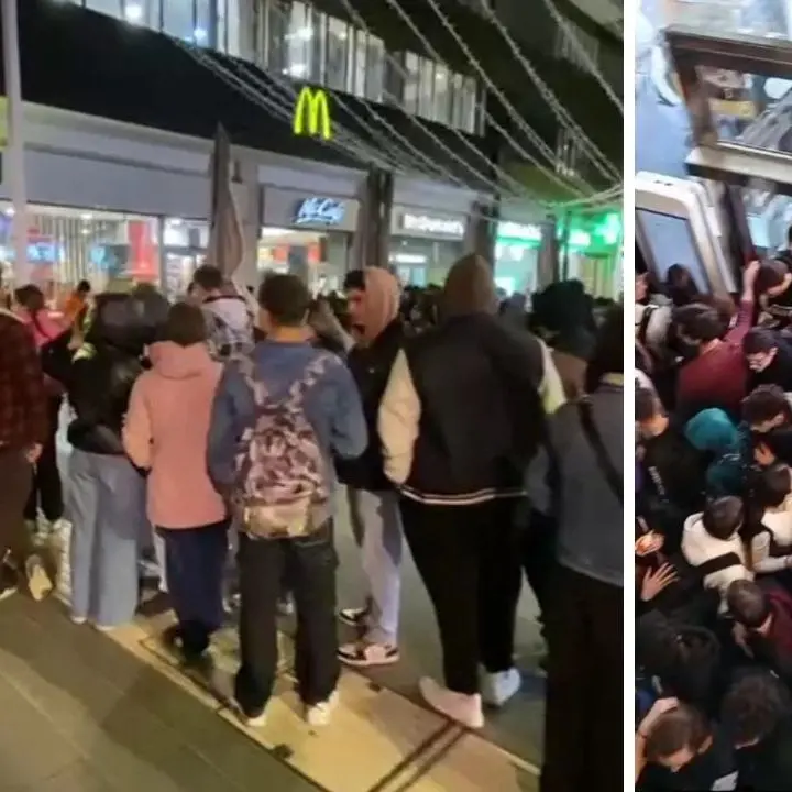 Guerre e futuro incerto: tutto può aspettare se c’è un panino di McDonald’s a 3 euro da accaparrarsi