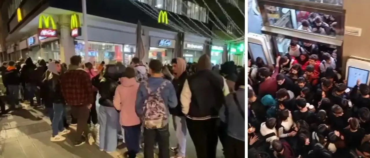 Guerre e futuro incerto: tutto può aspettare se c’è un panino di McDonald’s a 3 euro da accaparrarsi