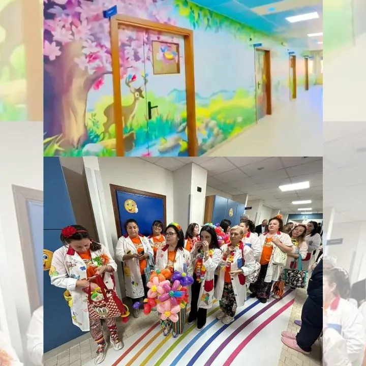 Fabbrica di sorrisi per i bimbi in ospedale, inaugurata a Polistena una nuova ludoteca in corsia