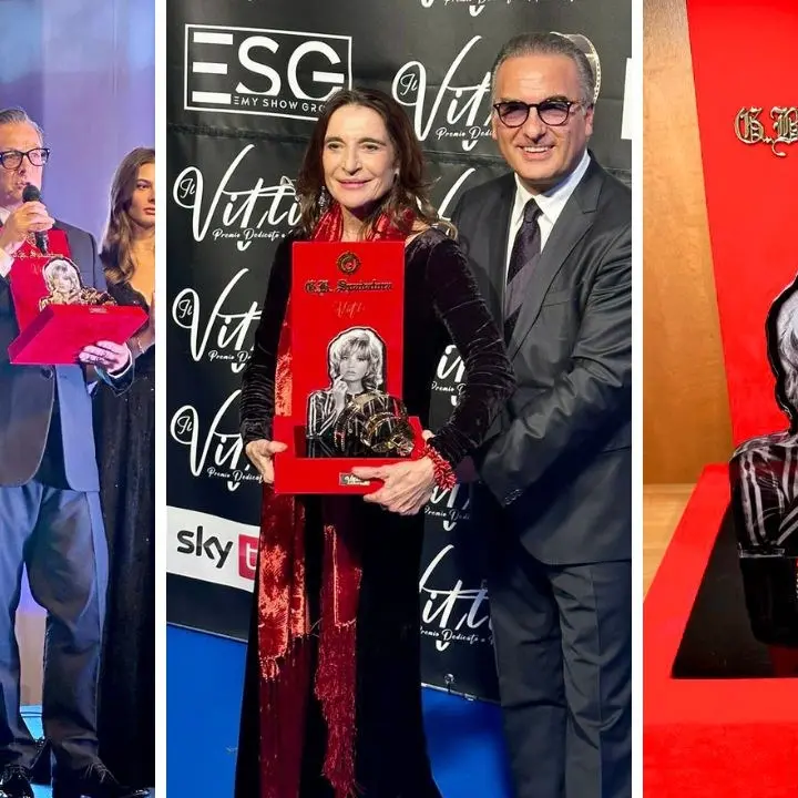Grande successo a Roma per l’evento dedicato a Monica Vitti. Il premio è stato realizzato dagli orafi calabresi Spadafora