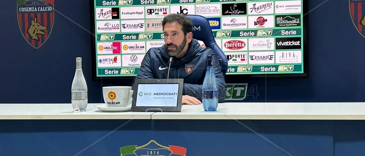 Verso Cosenza-Sudtirol, l’allenatore dei rossoblù Caserta: «Sarà una sfida salvezza»