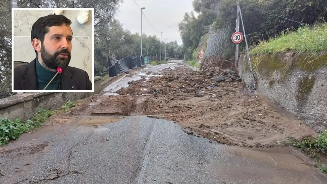 Palmi, due frane nel giro di poche ore e il sindaco chiude la strada: i cittadini chiedono una soluzione definitiva