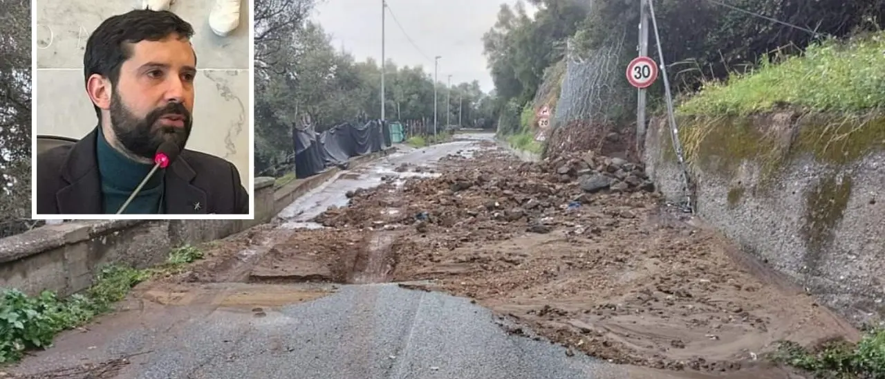 Palmi, due frane nel giro di poche ore e il sindaco chiude la strada: i cittadini chiedono una soluzione definitiva