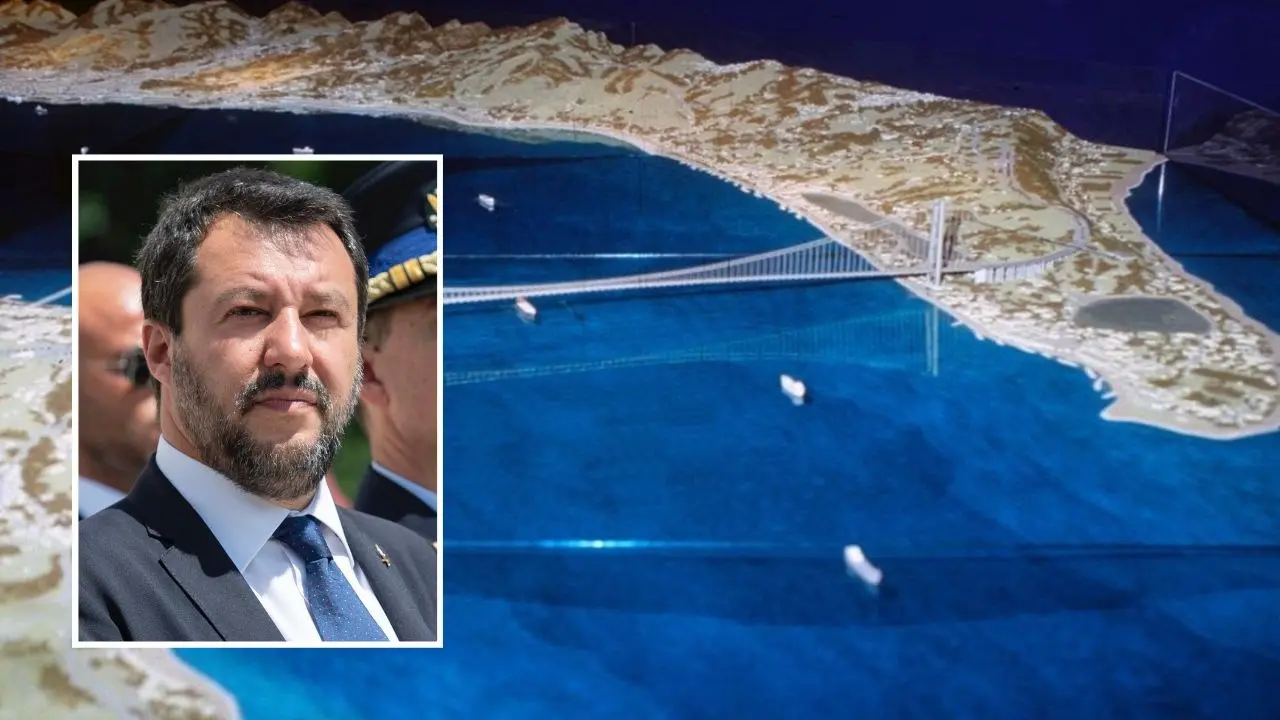 Ponte sullo Stretto, Salvini: «Giusto che Calabria e Sicilia partecipino alle spese, anche Occhiuto è d‘accordo»