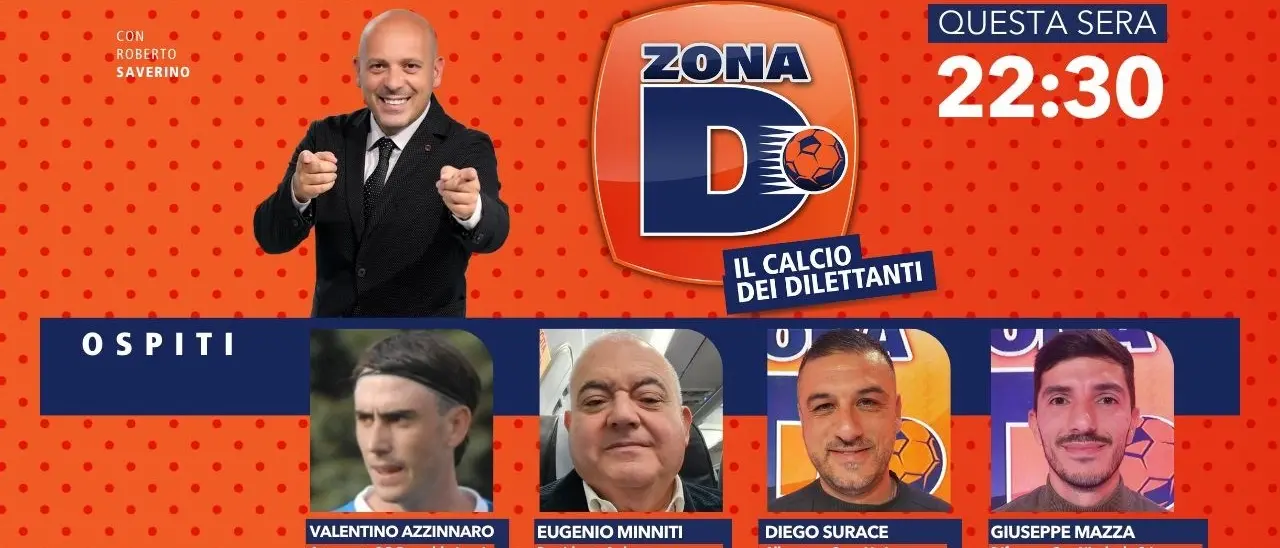Il calcio dilettantistico calabrese su LaC Tv, torna Zona D: appuntamento stasera alle 22.30