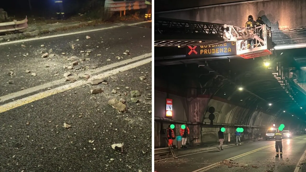 Strada Jonio-Tirreno, riaperta la galleria della Limina dopo la caduta di calcinacci