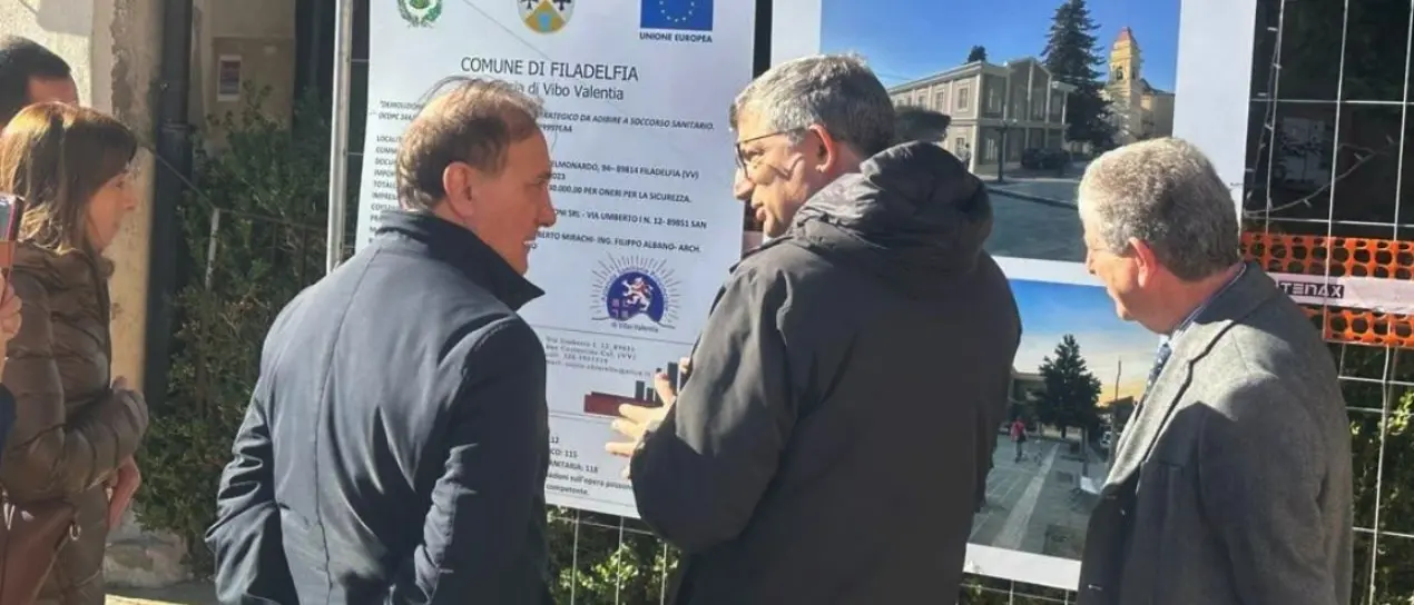 Al via i lavori della casa di comunità a Filadelfia: il progetto prevede un investimento di 2,5 milioni