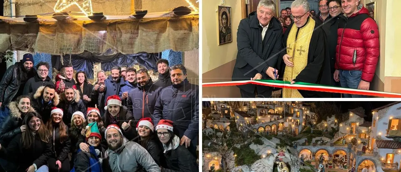 Il Natale dei presepi a San Demetrio Corone: inaugurata la mostra