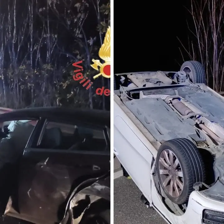 Incidente nel Catanzarese, scontro tra due auto e un’autocisterna lungo la statale 280: due persone ferite