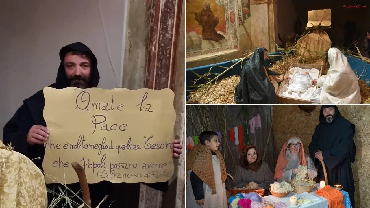 Corigliano, 2mila visitatori per Natività vivente al Romito di San Francesco