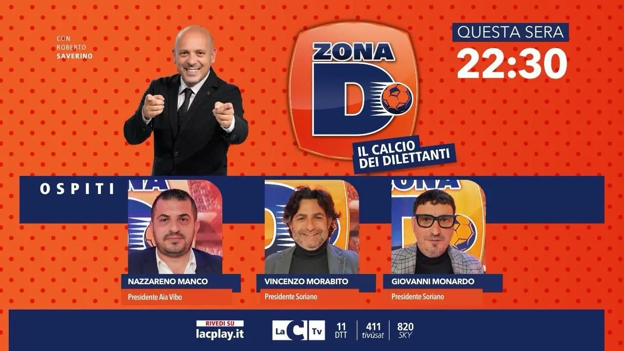 Ultima puntata del 2023 di Zona D: appuntamento con il calcio dilettantistico calabrese alle 22:30 su LaC Tv