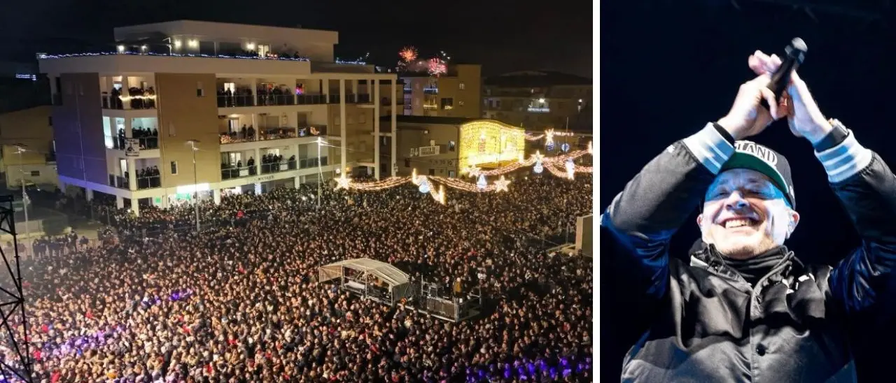 A Corigliano Rossano Max Pezzali incanta 12mila fan, il Comune: «Effetti positivi su tutta la città, alberghi e musei pieni»