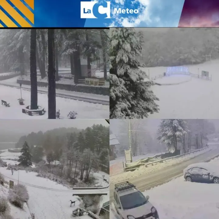 Meteo, è tornata la magia della neve: imbiancati i monti della Sila