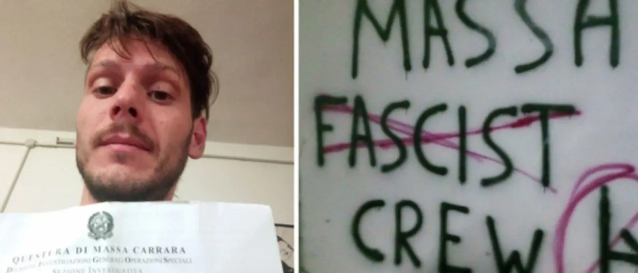 Cancella le svastiche dai muri ma viene denunciato: ecco il vero “mondo al contrario”