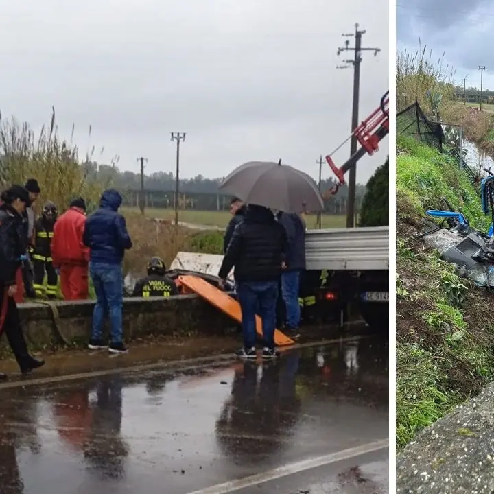 Drammatico incidente nel Catanzarese, camion si ribalta lungo la Ss18: un morto e un ferito