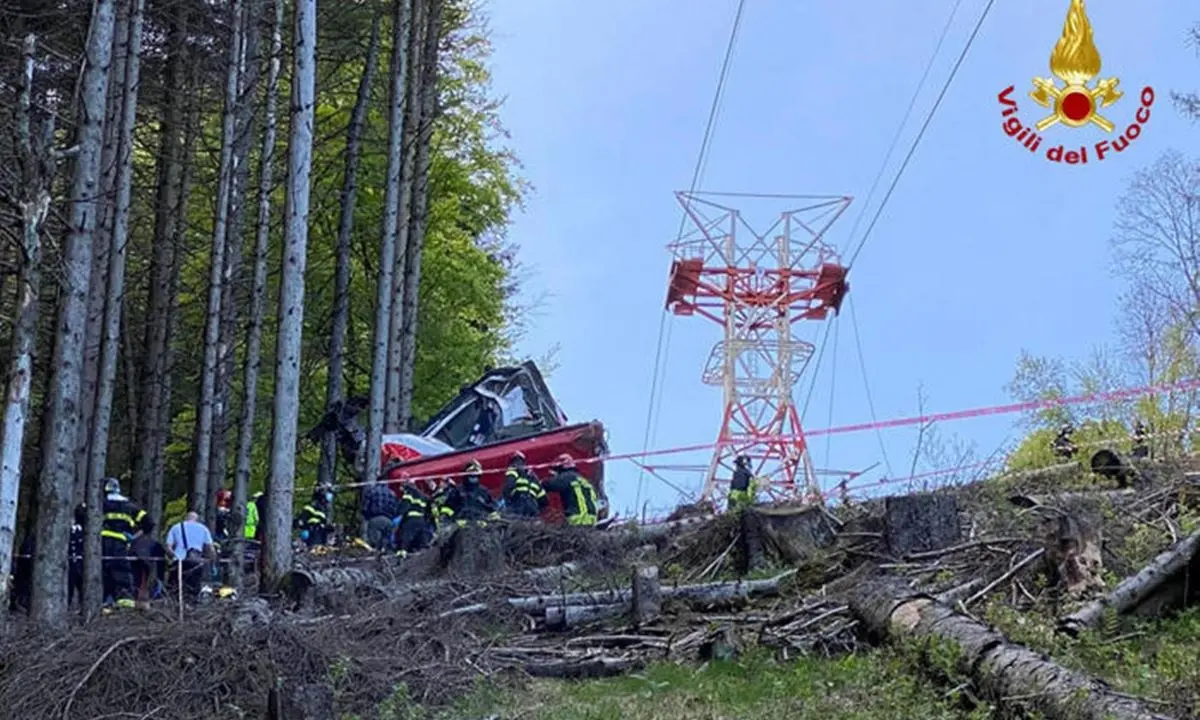 Mottarone, al via l’udienza preliminare per l’incidente sulla funivia costato la vita a 14 persone