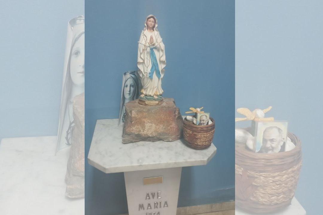 Una nuova madonnina per l’ospedale di Gioia Tauro: distrutta e poi
