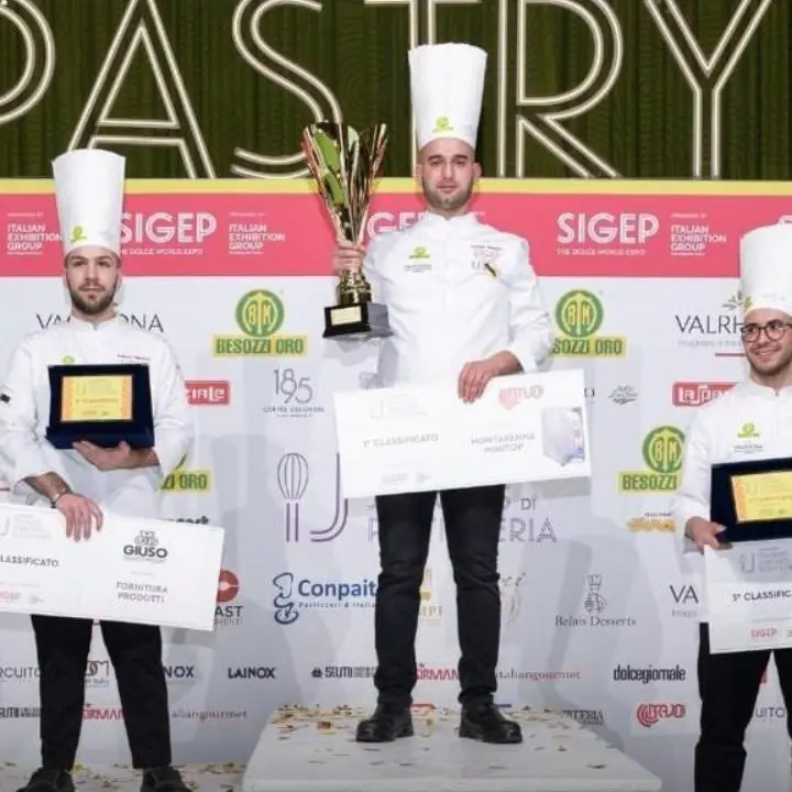 Il calabrese Giuseppe Bonfiglio vince il Campionato italiano Pasticceria e Cioccolateria juniores