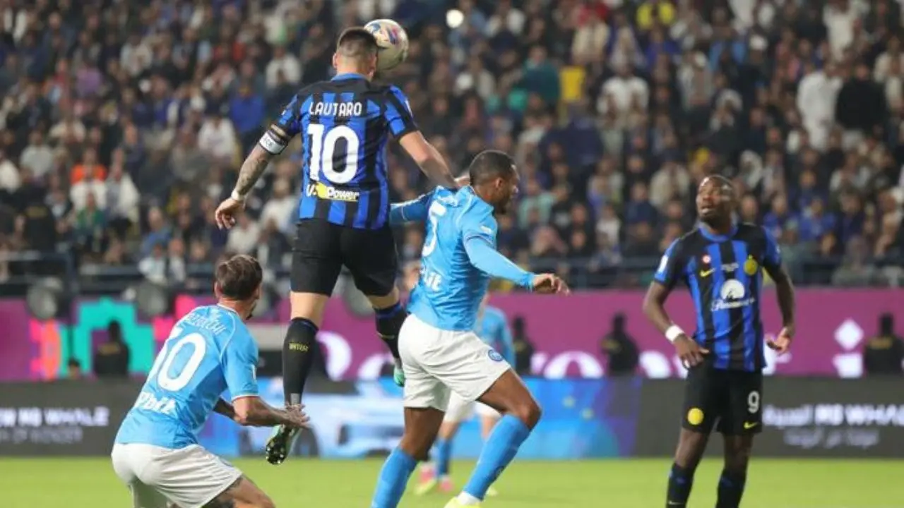 L’Inter vince la Supercoppa italiana: Napoli battuto con un gol di Lautaro al 91’ minuto