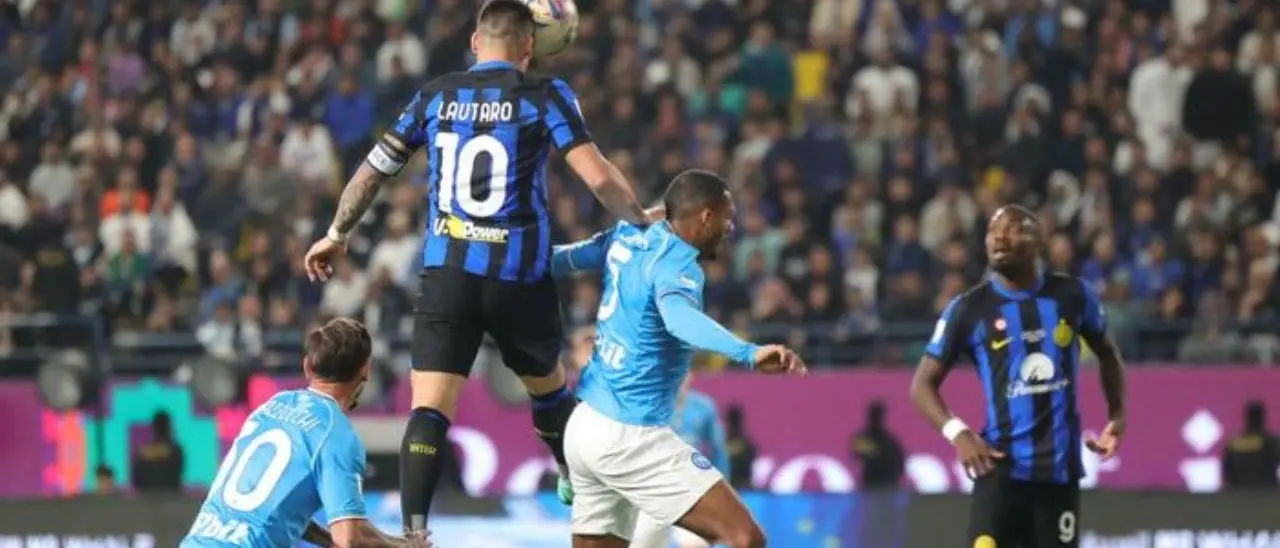 L’Inter vince la Supercoppa italiana: Napoli battuto con un gol di Lautaro al 91’ minuto