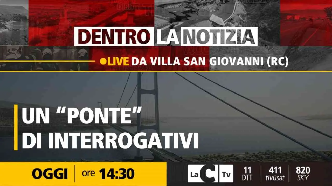 Ponte sullo Stretto, tante incognite e poche certezze: focus oggi a Dentro la notizia