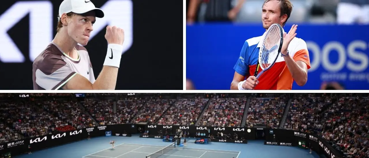 Tennis, Sinner quanti record agli Australian Open: domenica contro Medvedev per entrare nella storia