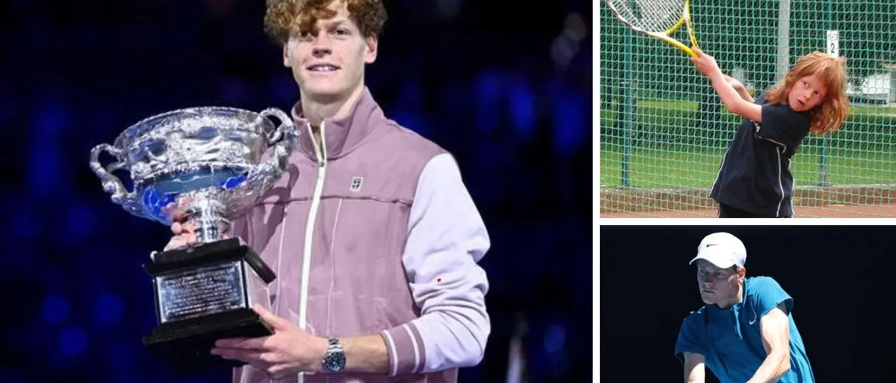 Tennis, Jannik Sinner da promessa dello sci alla prima vittoria in uno slam agli Australian Open