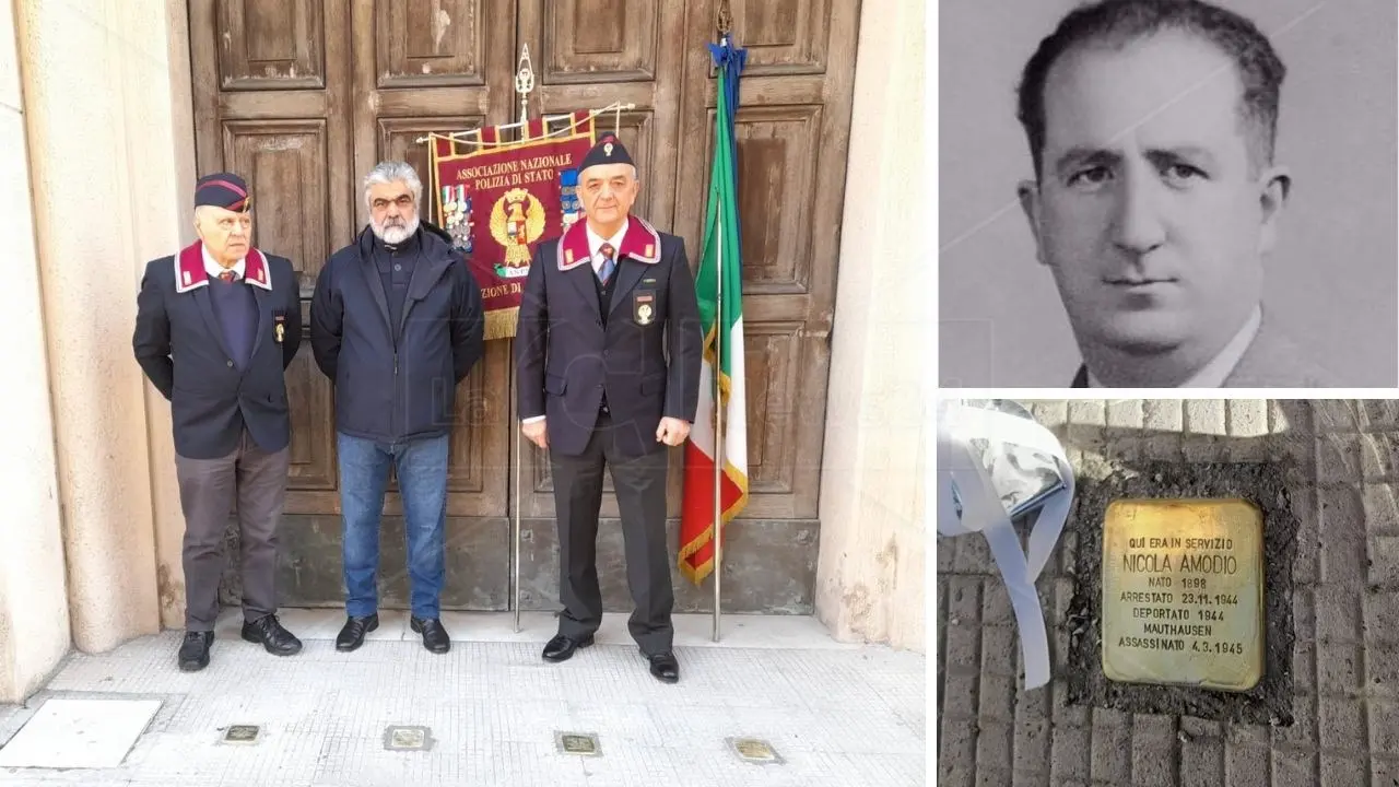 Salvò ebrei e antifascisti e morì in un lager, a La Spezia pietra d’inciampo per il commissario calabrese Nicola Amodio