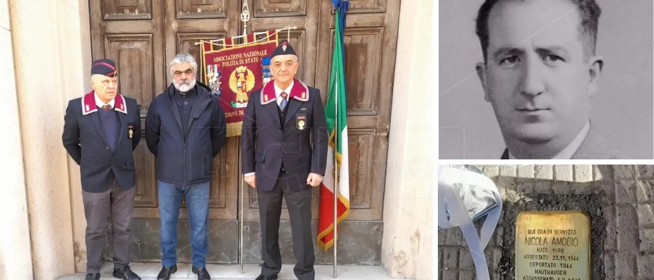 Salvò ebrei e antifascisti e morì in un lager, a La Spezia pietra d’inciampo per il commissario calabrese Nicola Amodio