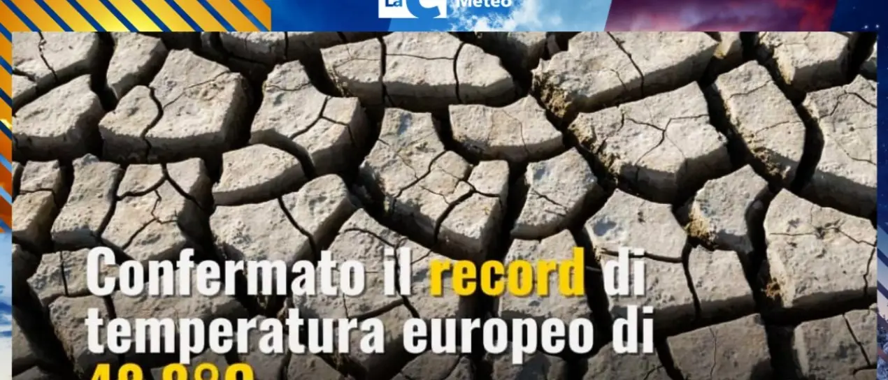 La temperatura di 48,8 gradi registrata in Sicilia nel 2021 è ufficialmente la più alta mai certificata in Europa