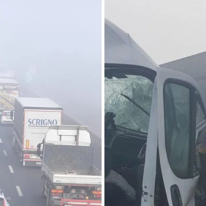 Ecatombe di auto e camion sull’A22: maxi tamponamento coinvolge centinaia di mezzi, autostrada paralizzata