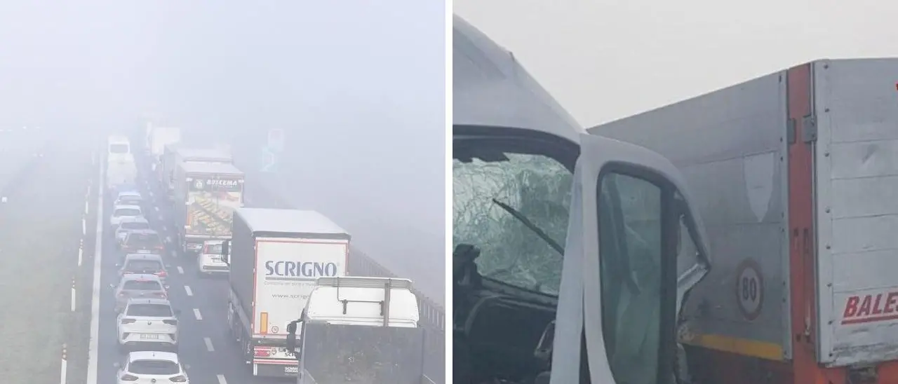 Ecatombe di auto e camion sull’A22: maxi tamponamento coinvolge centinaia di mezzi, autostrada paralizzata