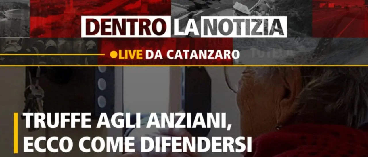 Anziani calabresi nel mirino dei truffatori, a Dentro la Notizia i carabinieri spiegano come difendersi