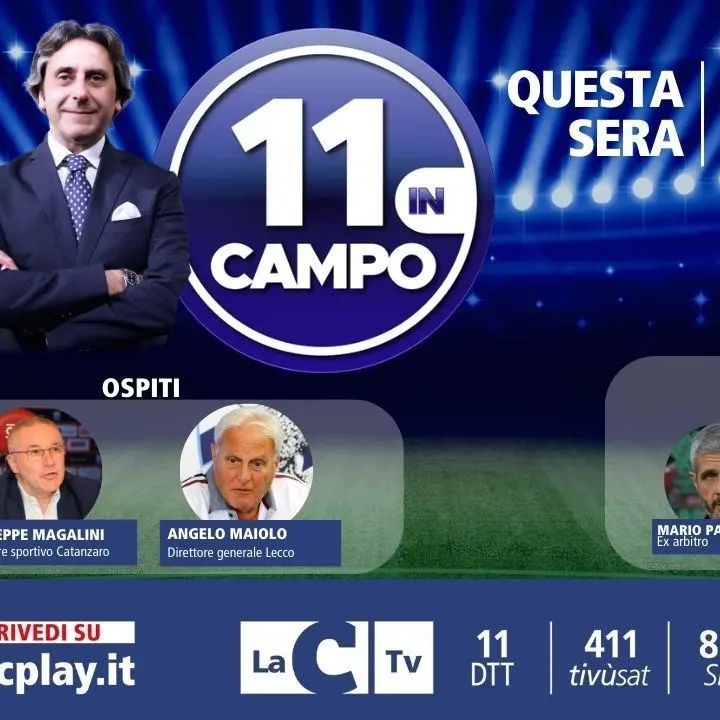 Il ds del Catanzaro Giuseppe Magalini tra gli ospiti di 11 in campo: oggi su LaC Tv