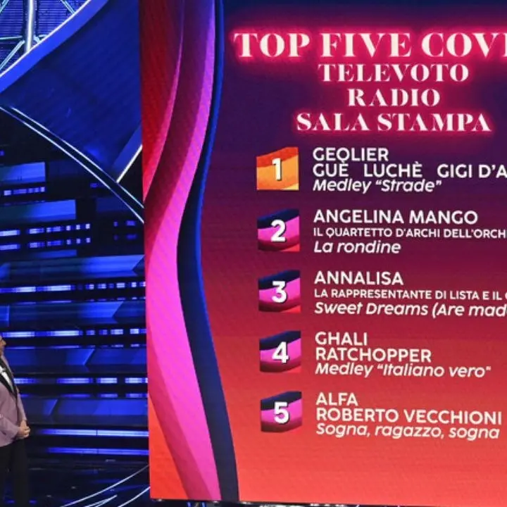 Geolier vince la serata delle cover. Nella top five Angelina Mango, Annalisa, Ghali e Alfa