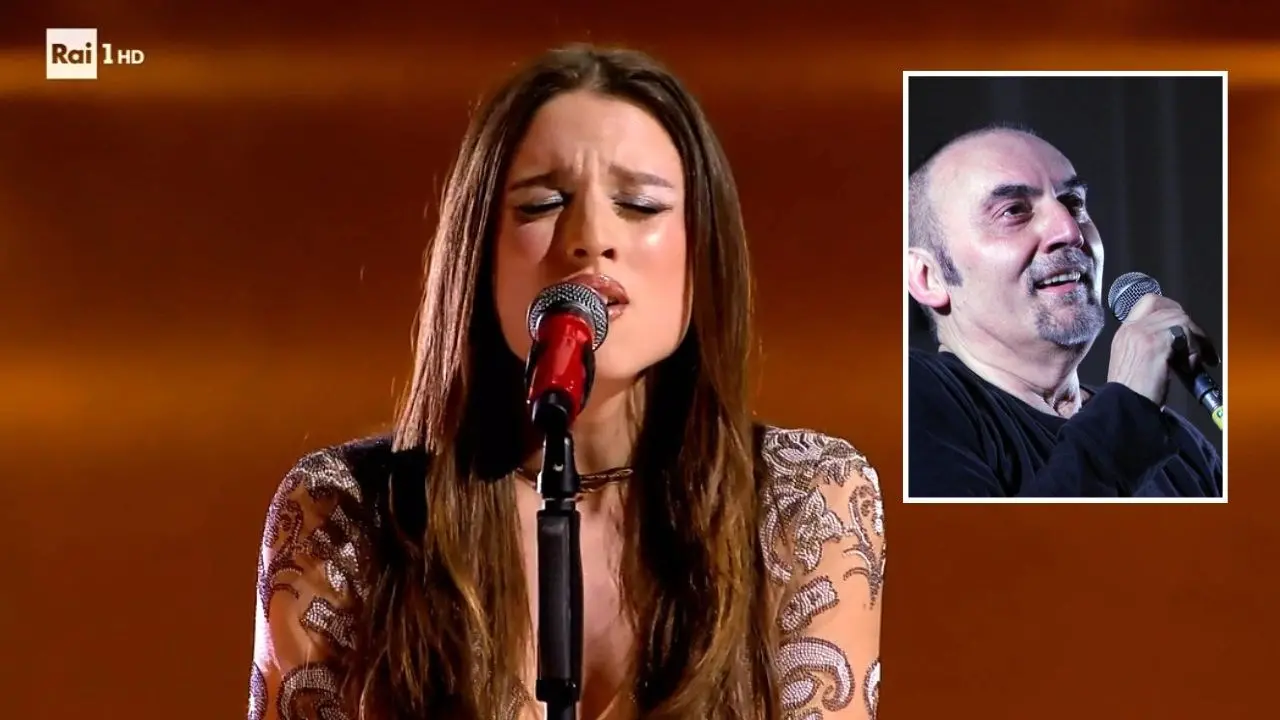 Angelina Mango canta la canzone del papà scomparso nel 2014 e l’Ariston piange d’emozione