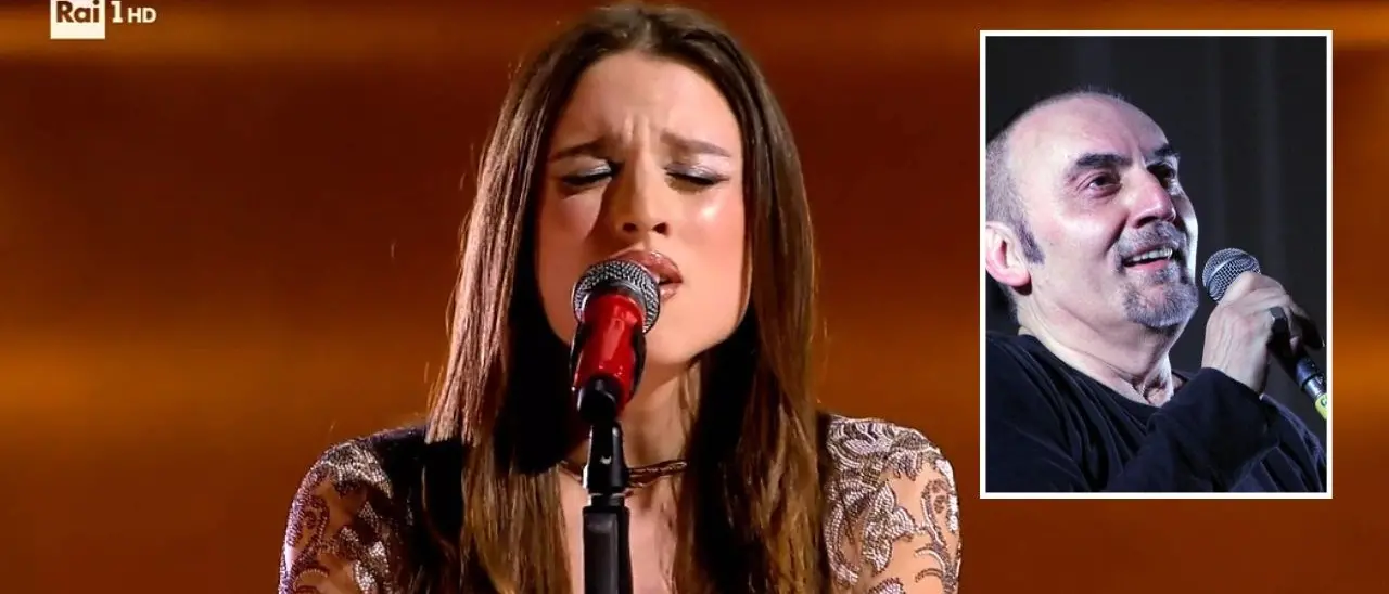 Angelina Mango canta la canzone del papà scomparso nel 2014 e l’Ariston piange d’emozione