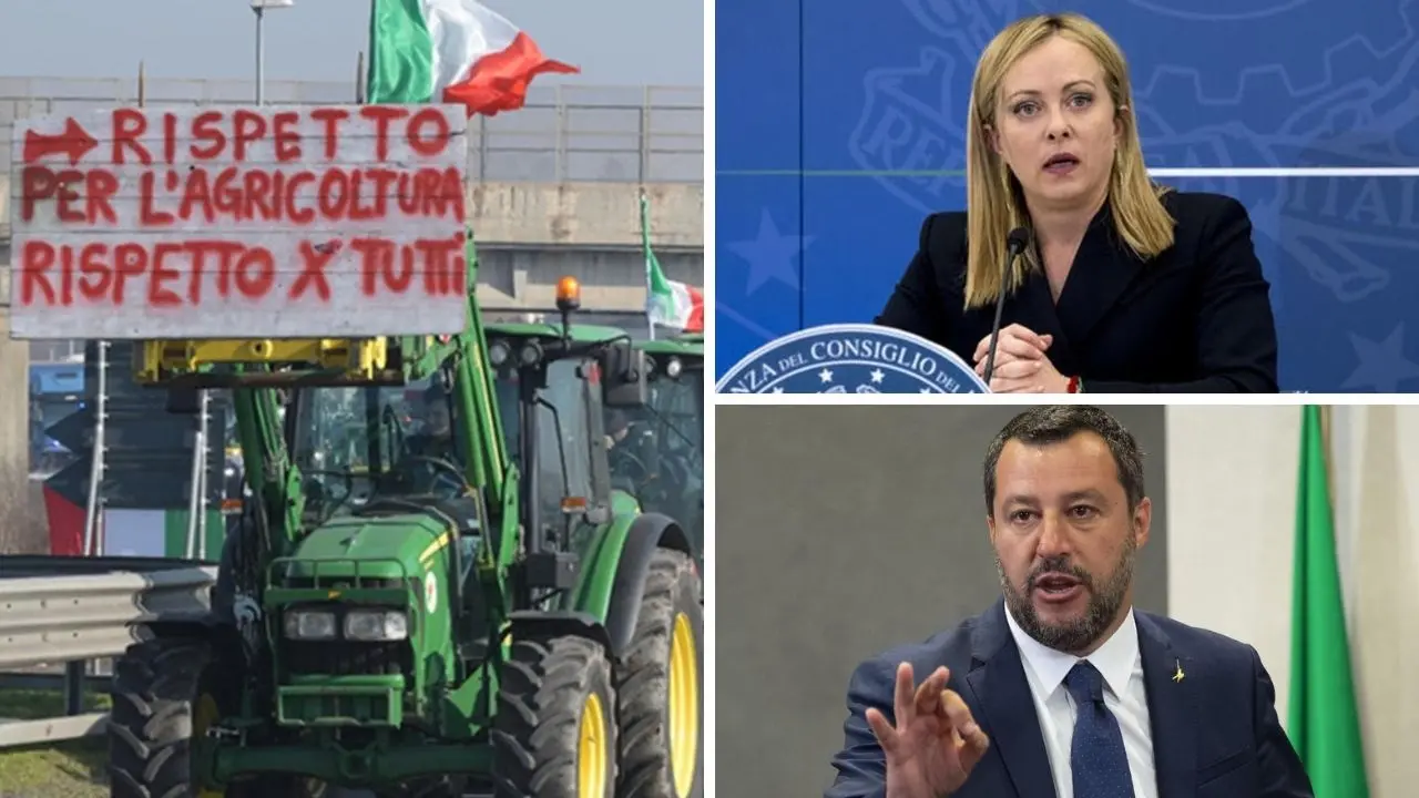 La protesta degli agricoltori confonde la politica. Governo in difficoltà, Salvini vanifica gli sforzi di Meloni