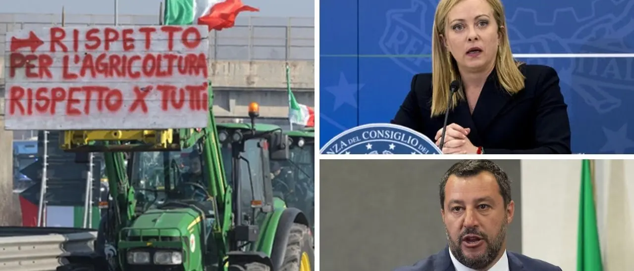 La protesta degli agricoltori confonde la politica. Governo in difficoltà, Salvini vanifica gli sforzi di Meloni
