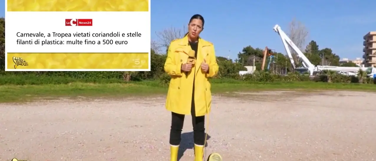 Il Carnevale di Tropea senza coriandoli e stelle filanti di plastica finisce su Striscia la notizia