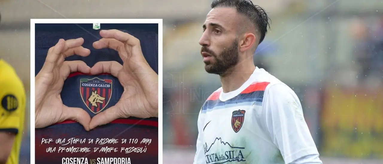 Cosenza, a San Valentino la società di Guarascio celebra “l’amore rossoblù”. E sabato i lupi volano a Lecco