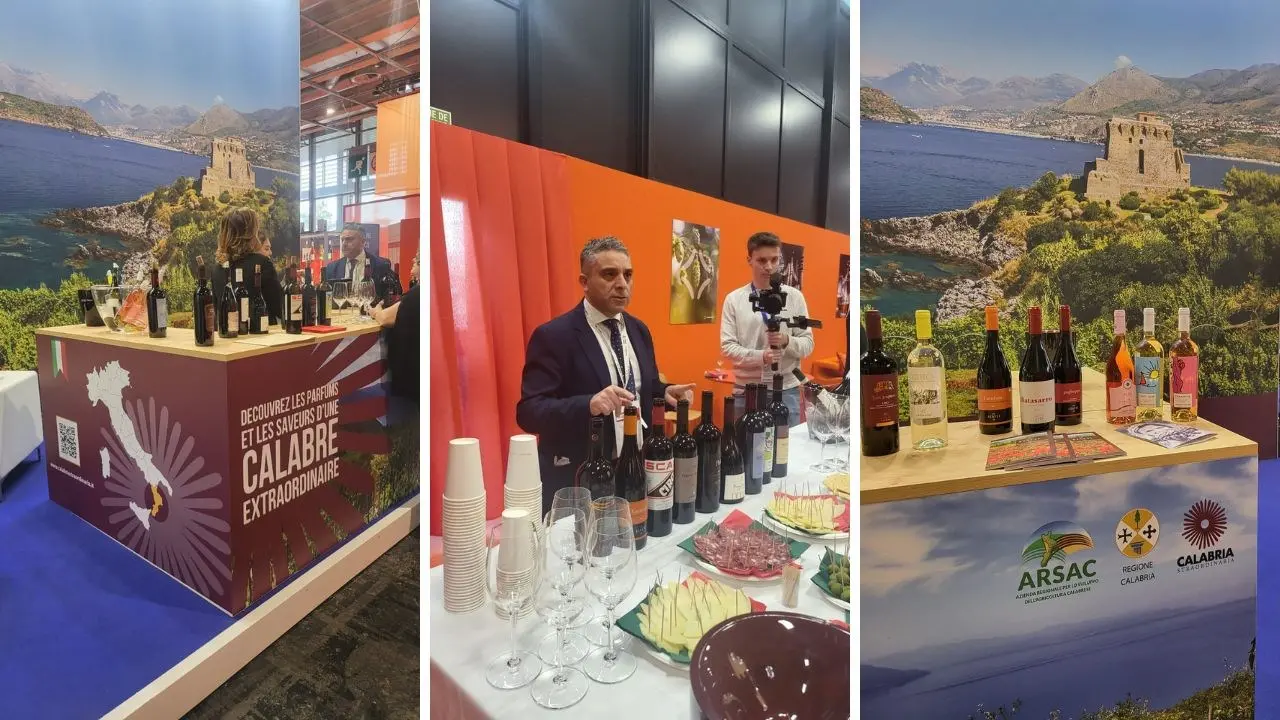 Dopo la Germania i prodotti calabresi conquistano la Francia: successo al Vinexpo Wine Paris