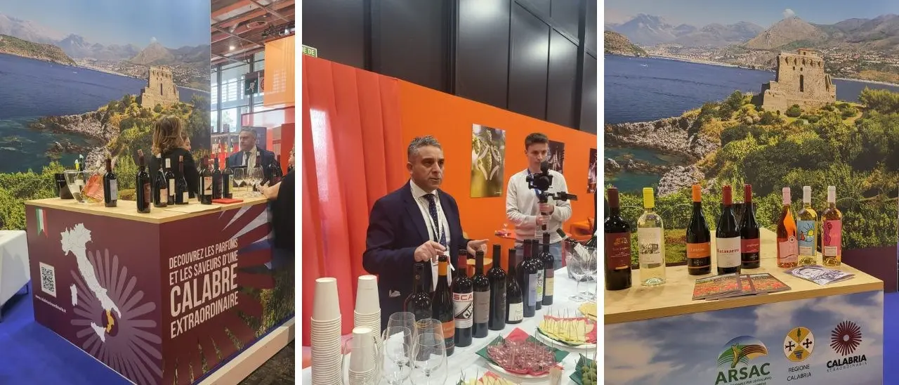 Dopo la Germania i prodotti calabresi conquistano la Francia: successo al Vinexpo Wine Paris