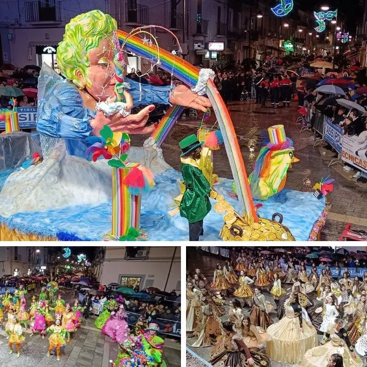 Carnevale a Castrovillari, 40mila presenze per la prima sfilata di maschere e carri. Ecco i vincitori