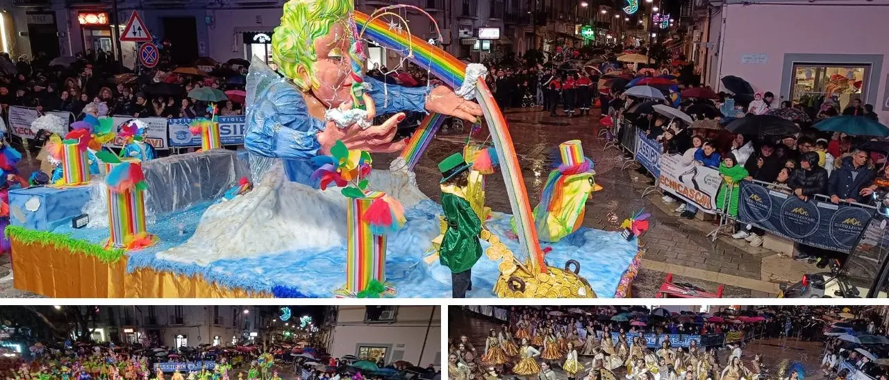 Carnevale a Castrovillari, 40mila presenze per la prima sfilata di maschere e carri. Ecco i vincitori