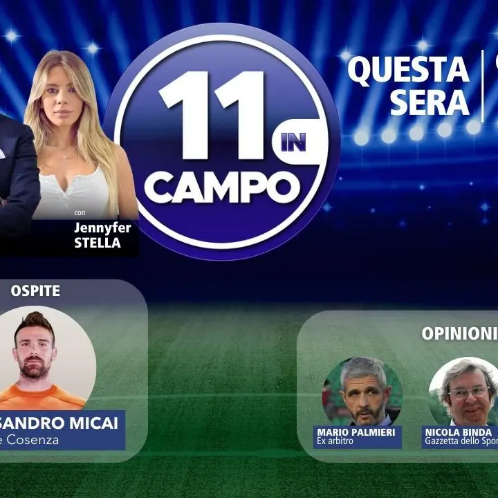 Il portiere del Cosenza Alessandro Micai ospite di “11 in campo”: questa sera su LaC Tv