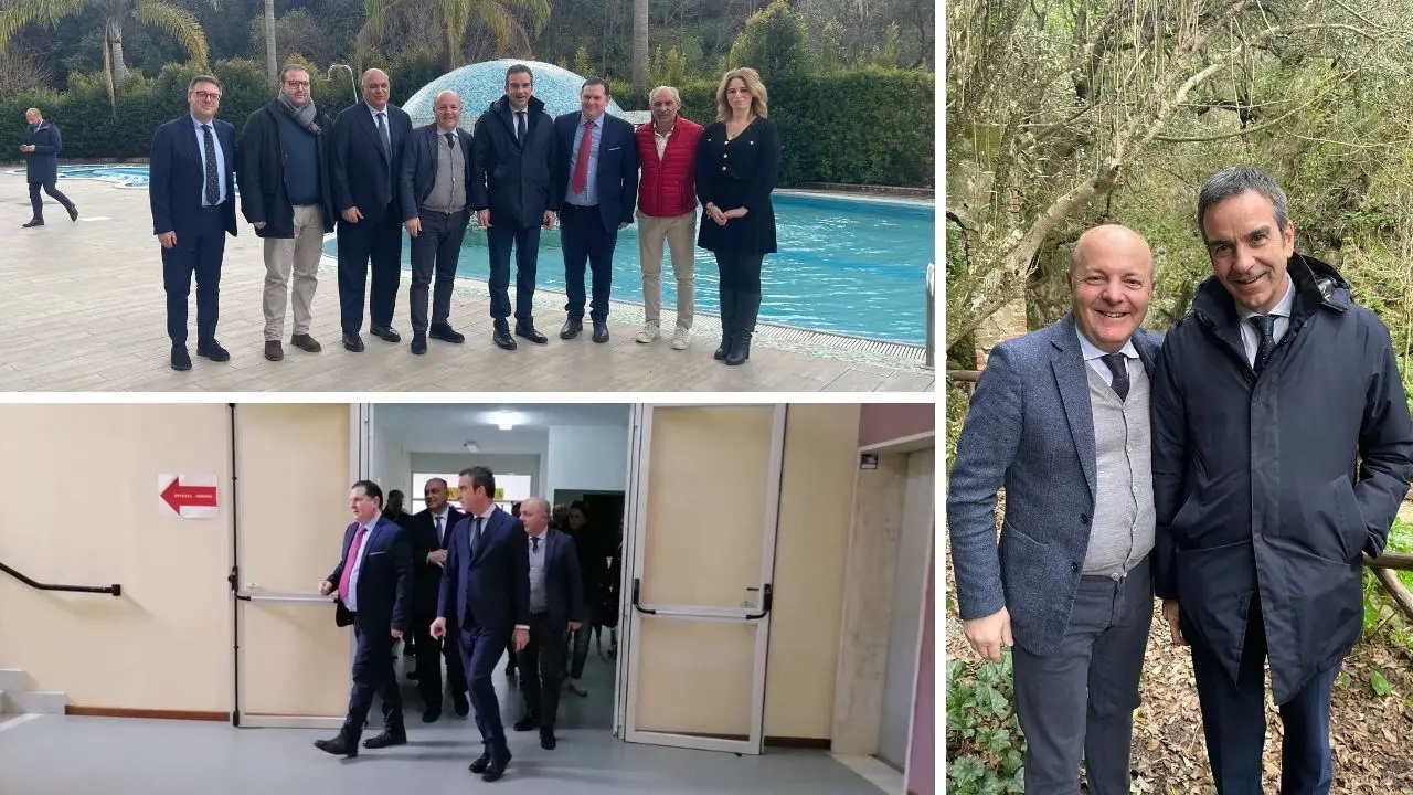 Il presidente della Regione Occhiuto in visita alle Terme di Galatro: «Patrimonio che va valorizzato»