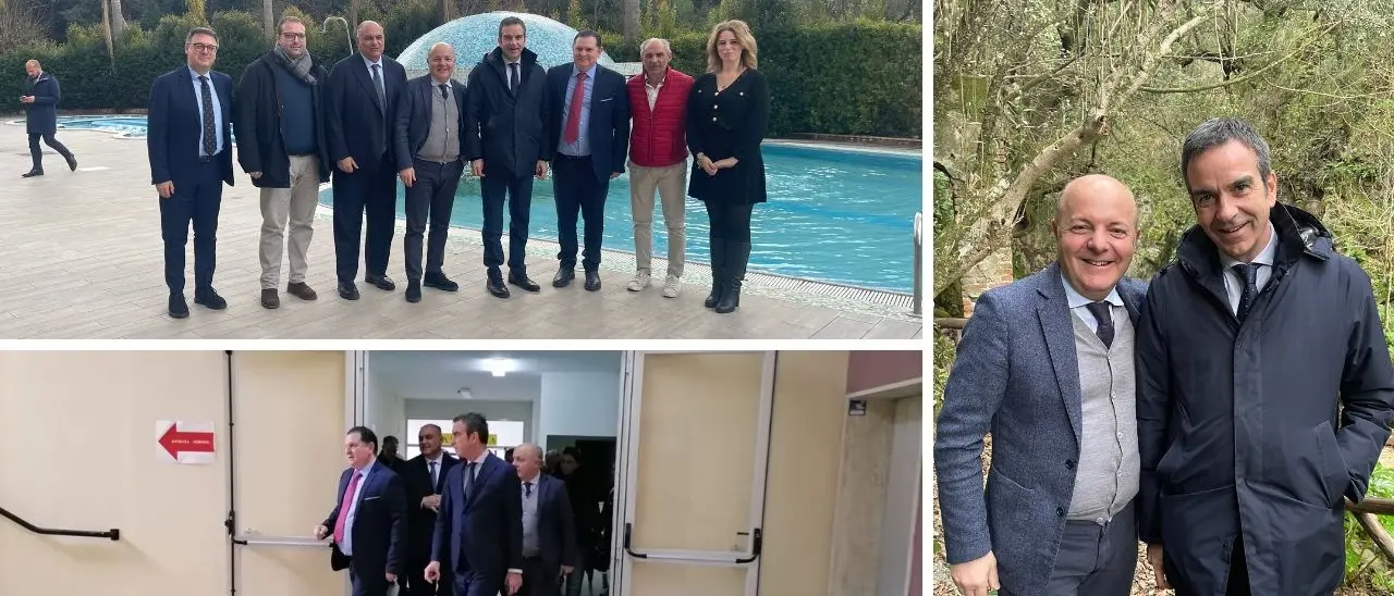 Il presidente della Regione Occhiuto in visita alle Terme di Galatro: «Patrimonio che va valorizzato»