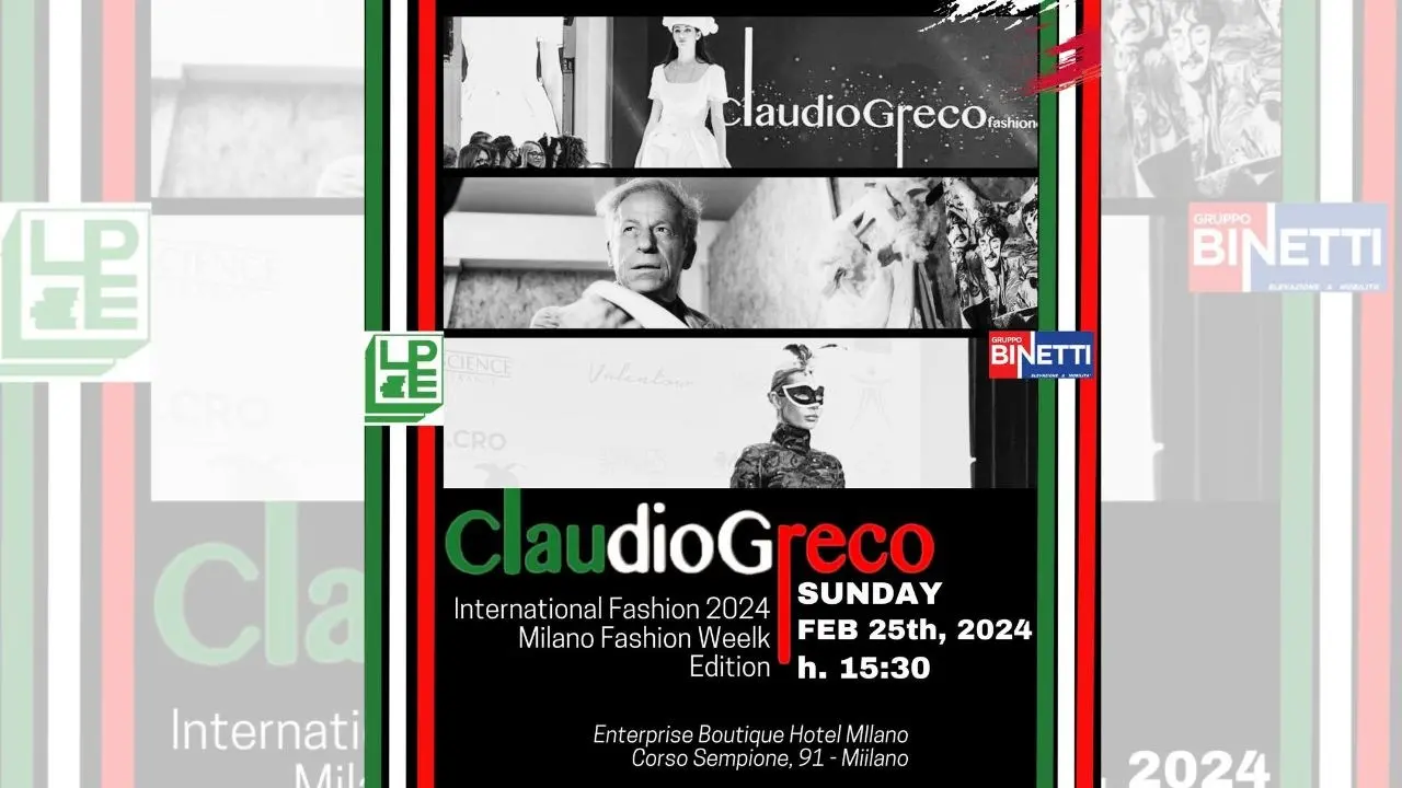 Claudio Greco porta la moda calabrese alla Fashion Week di Milano